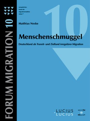 cover image of Menschenschmuggel